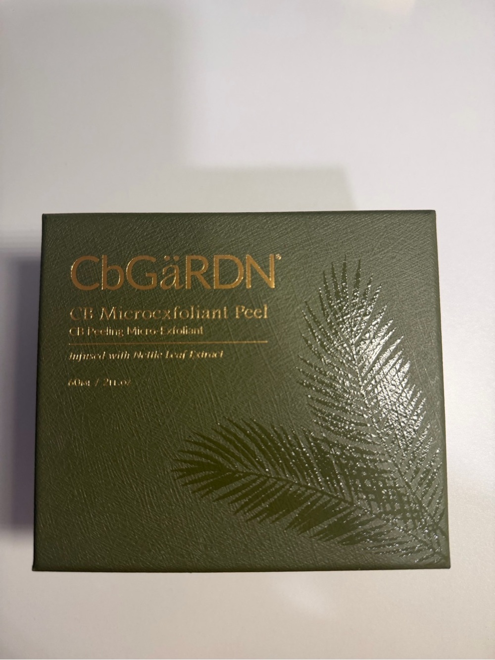 CbGäRDN CB Microexfoliant Peel NEW | Luxury Skincare | Retail $350